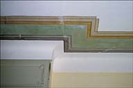 Chambre B. Plafond.