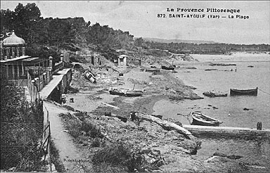 La plage.