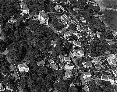 Vue aérienne.