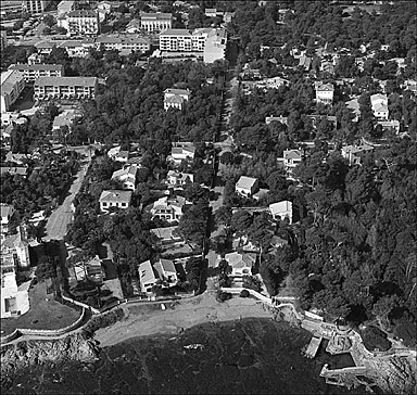 Vue aérienne.