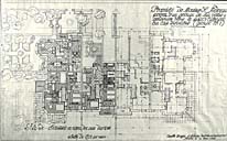 Villa à construire. Groupe n° 1. Plan du rez-de-chaussée.