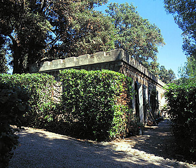 Bâtiment de la laverie. Vue de volume prise du sud-ouest.