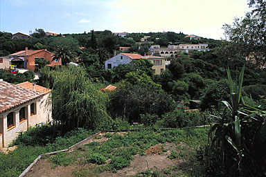 Partie haute du village prise du sud.