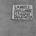 Parcelle 951. Ancienne mairie. Inscription placée sur la façade sud.
