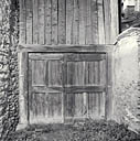 Pierregrosse, parcelle 797. Porte de la court. Inscription sur le linteau I Blanc F à l'an 1838