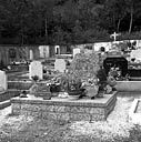 Tombe de Didier Consolin mort à 20 ans en 1982. H. 1,70 m.
