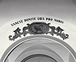 Détail de l'inscription de l'arc triomphal.