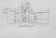 Logis initial. Plan du premier étage.