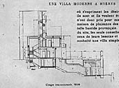 Logis initial. Coupe transversale.
