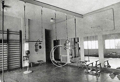 La salle de sport. Vue d'ensemble.
