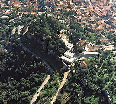 Vue aérienne.