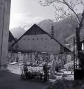 Façade nord fermant la grange.
