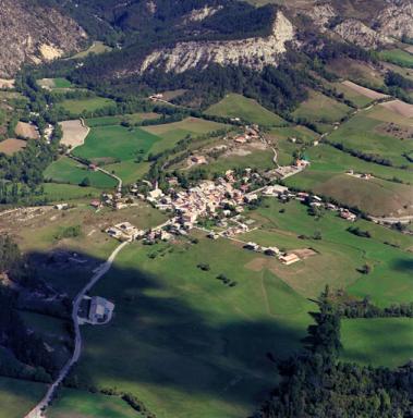 Vue aérienne.