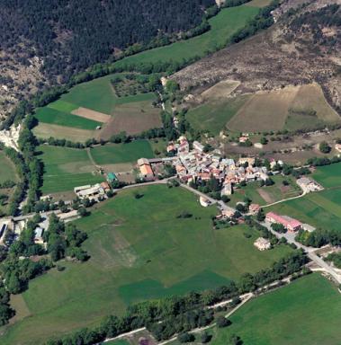 Vue aérienne.