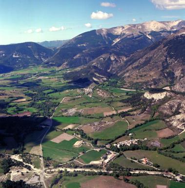 Vue aérienne.