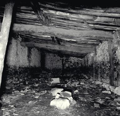 La bergerie, vue d'ensemble prise du logis.