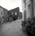 La Placette et la rue de l'Asile. Vue d'ensemble prise de l'est.