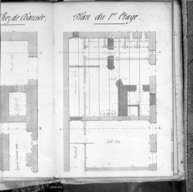 Plan du 1er étage.