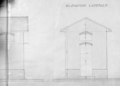 Elévation latérales (projet).