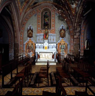 Chapelle de sainte Anne : vue d'ensemble.