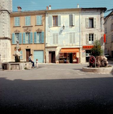 Vue d'ensemble des façades sud.