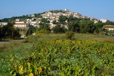 Vue de situation prise du sud.