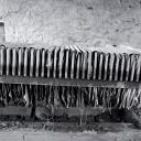 Aire de lavage de la terre. "Filtre presse". Détail.