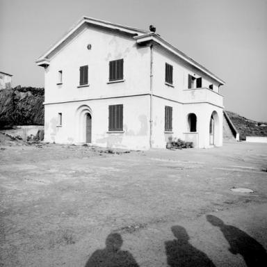 Bâtiment annexe. Vue de volume prise du sud.