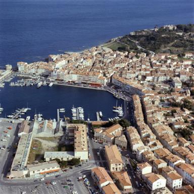 Vue aérienne.