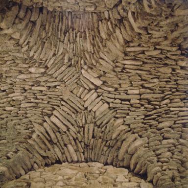 Grand cloître. Intérieurs, galerie est, détail d'une travée de la voûte.