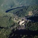 Vue aérienne prise du sud-ouest.