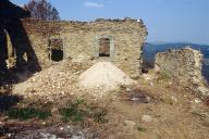 Cellule 4. Promenoir, élévation sud, vue géométrale.