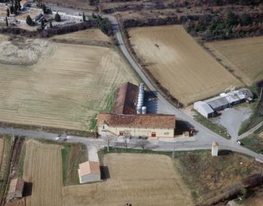 Vue aérienne.