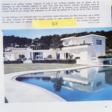Façade est vers la mer. Vue d'ensemble.