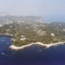Vue aérienne générale prise du sud.