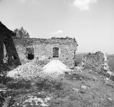 Cellule 4. Promenoir, élévation sud, vue géométrale.
