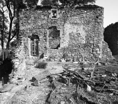 Cellule 7. Logis, élévation ouest, vue géométrale.