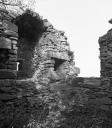 Mur d'enceinte, front nord, intérieur de la bretèche, angle nord-ouest.