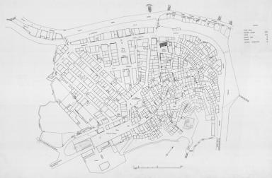 Le village d'après le cadastre de 1956, section AB