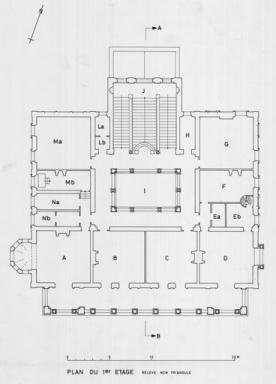 Plan du 1er étage
