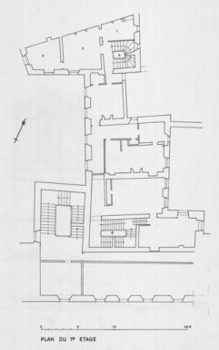 Plan du premier étage