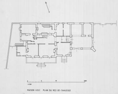 Maison A.B.C., plan du rez-de-chaussée