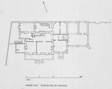 Maison A.B.C., plan du rez-de-chausse