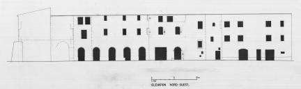 Elévation nord-ouest.