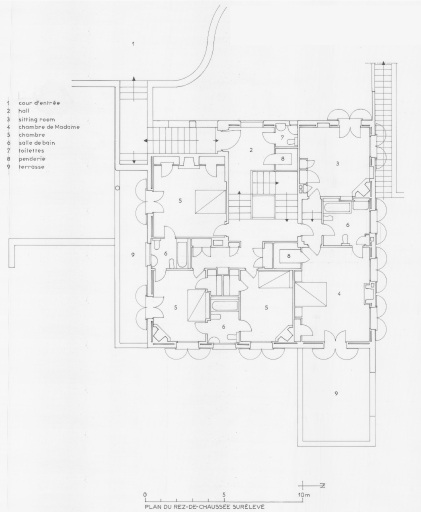 Plan du rez-de-chausse surlev