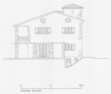 façade sud-est