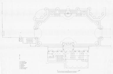 plan du niveau intermédiaire de l'entrée