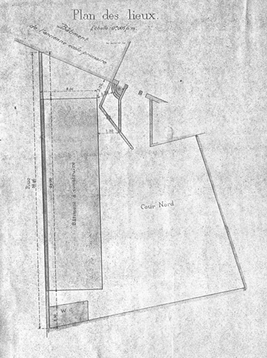 Construction d'un atelier - Dessins - Plan de situation