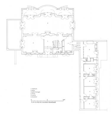 plan du rez-de-chaussée réaménagé