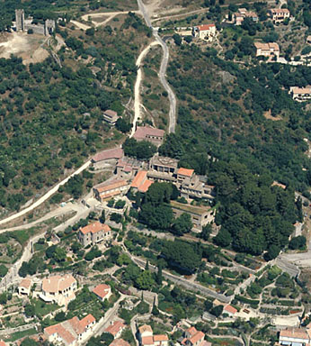 Vue aérienne prise du sud